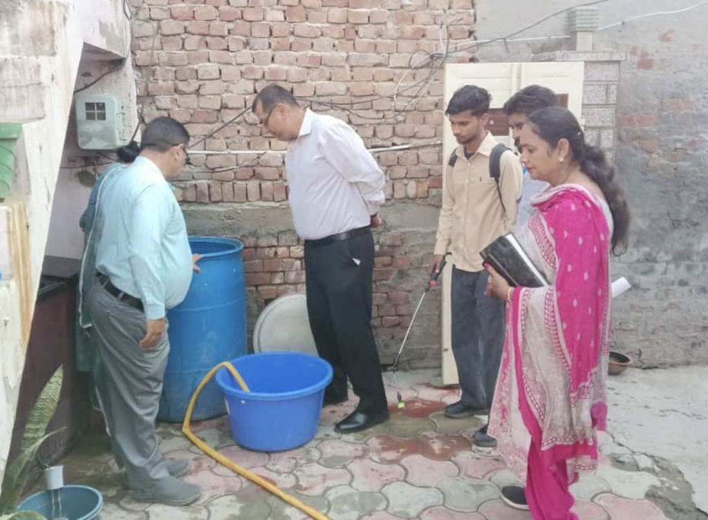 The larvae found at 353 places were destroyed on the spot by the teams of the Health Department